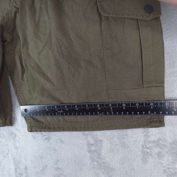 Ridgecut Cargo Shorts Mens 42x11 Green Toughwear Canvas Work Cotton Nylon - Picture 13 of 16